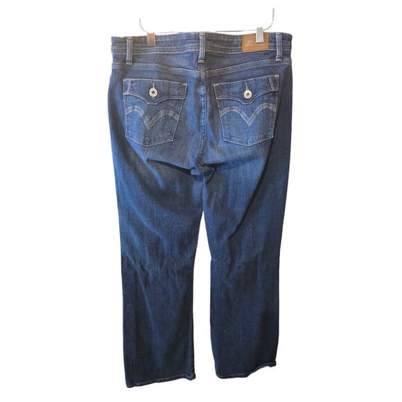 Levi's 529 Curvy Bootcut Jeans 14 Womens Plus Size Mid Rise Medium Wash - Picture 3 of 5